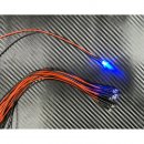 10x LED 3 mm BLAU glasklar 6 - 12 Volt fertig verltet Beleuchtung Auto Polizei THW