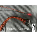10x LED 3 mm ROT FLICKER - flackenrd 6-12V...