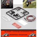 Lichtset 1/10 Truck Scale Rck-Spiegel mit LED RC-Car...