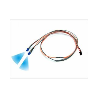 5mm LED - Blau - dauer-leuchtend - JR-Stecker