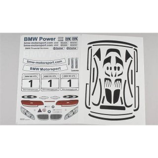 Aufklebersatz BMW M3 ALMS, Set