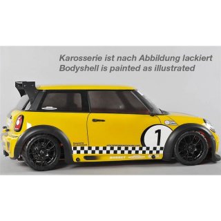 Karosserie-Set Mini Cooper, 2mm, gelb lackiert