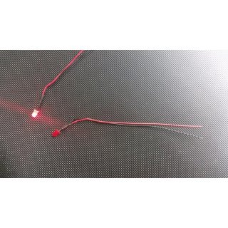 LED Beleuchtung 5 mm 6 - 12 Volt fr RC Car Boote Flugzeuge Heli 1 Stck dauer-leuchtend 5mm LED rot