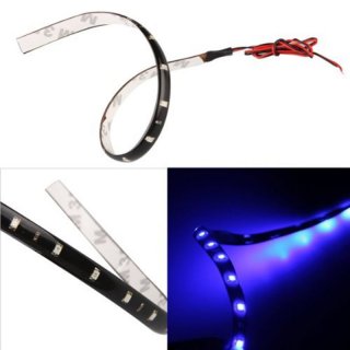 LED Strip Streifen blau wasserdicht 12 Volt Beleuchtung 