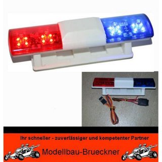 Large Police Rood LEDs Polizei Lichter LED JR Stecker 6 - 9 Volt