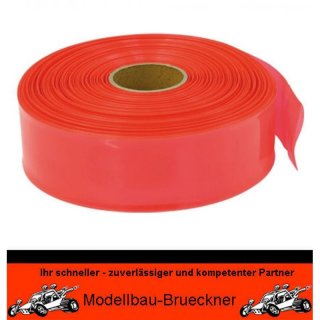 Schrumpfschlauch fr Akku Lipo Empfngerakku 100 cm 64 mm Querschnitt rot